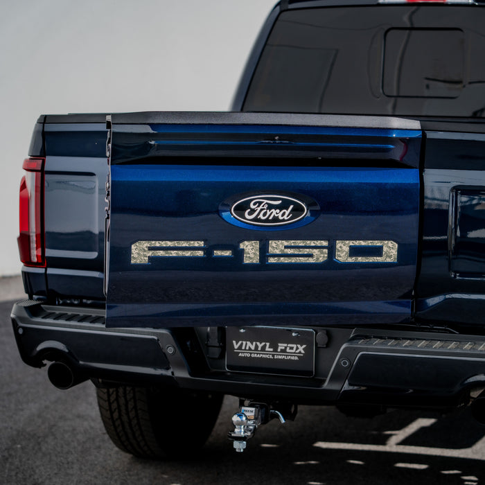 Ford F-150 Pro Access Vinyl Inlay Tailgate Letters | All Patterns | 2024 - Present