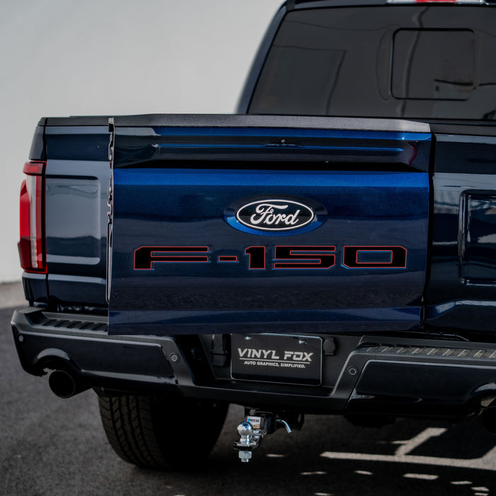 Ford F-150 Pro Access Vinyl Inlay Tailgate Letters | All Patterns | 2024 - Present