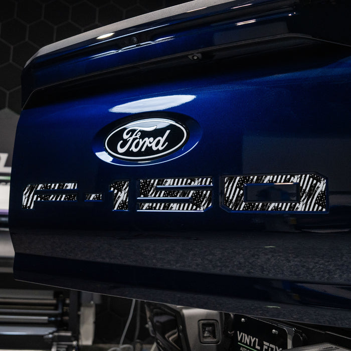 Ford F-150 Pro Access Vinyl Inlay Tailgate Letters | All Patterns | 2024 - Present