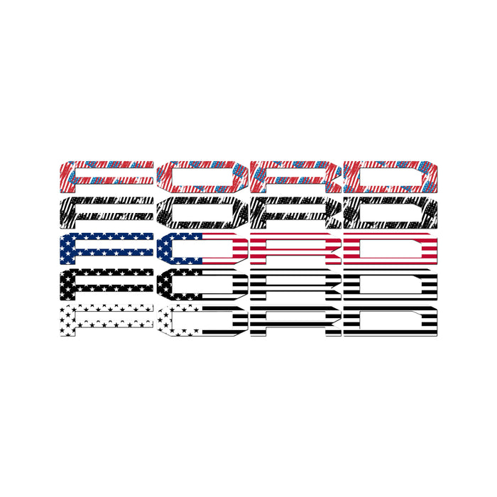 Ford Ranger Raptor Vinyl Grille Letters | All Patterns | 2024 - Present