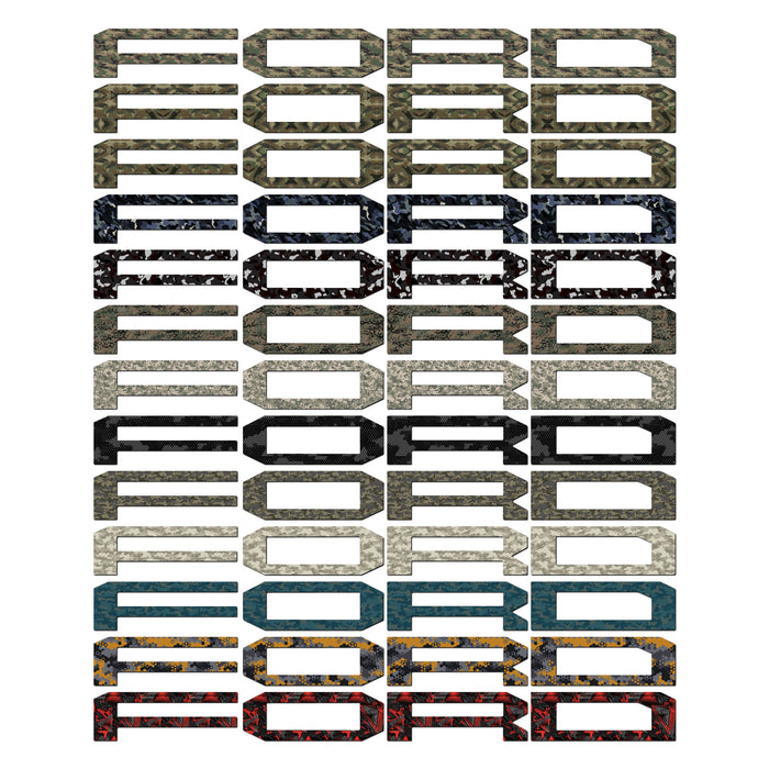 Ford Ranger Raptor Vinyl Grille Letters | All Patterns | 2024 - Present