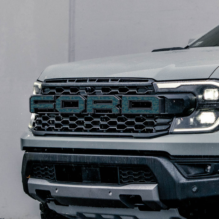Ford Ranger Raptor Vinyl Grille Letters | All Patterns | 2024 - Present
