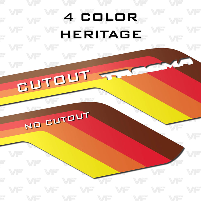 Toyota Tacoma LowerLine Vinyl Side Stripes | '24 - Present