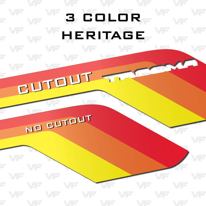 Toyota Tacoma LowerLine Vinyl Side Stripes | '24 - Present