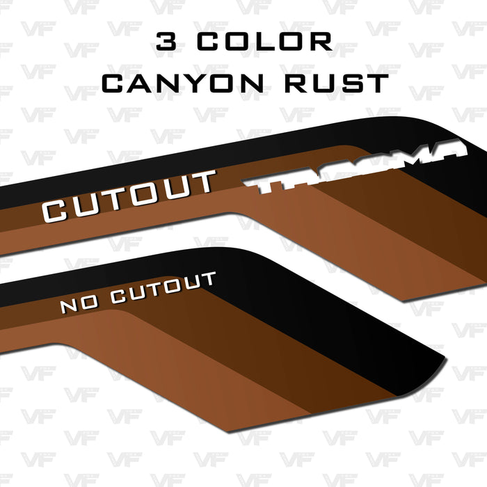 Toyota Tacoma LowerLine Vinyl Side Stripes | '24 - Present
