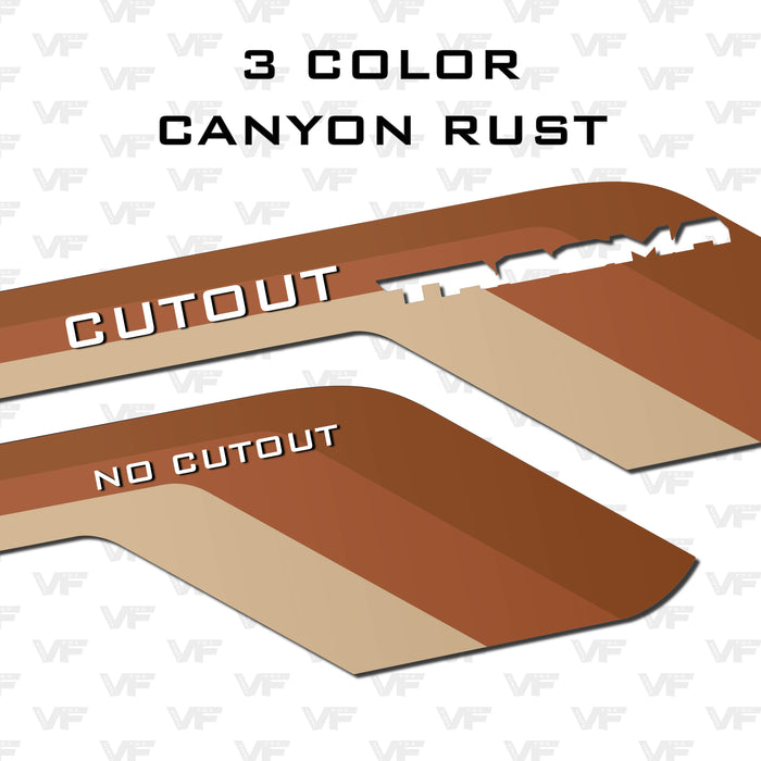 Toyota Tacoma LowerLine Vinyl Side Stripes | '24 - Present