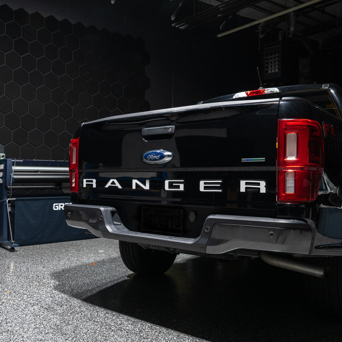 Tailgate Letters For 2019 - 2023 Ranger Matte Black Raised Inserts Decals - Foto 12