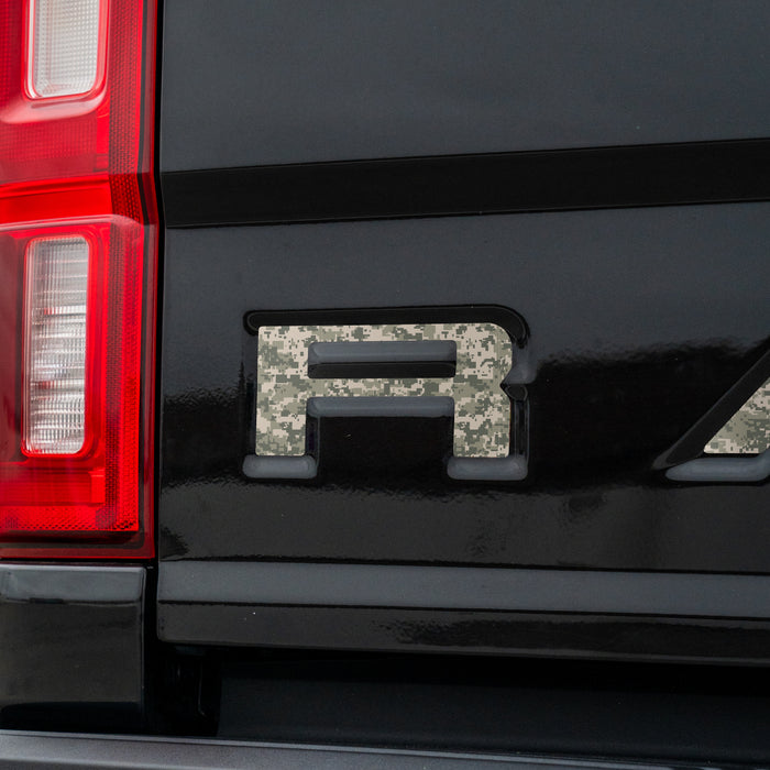 Ford Ranger Vinyl Inlay Tailgate  Letters | Camo Patterns | '19 -'23