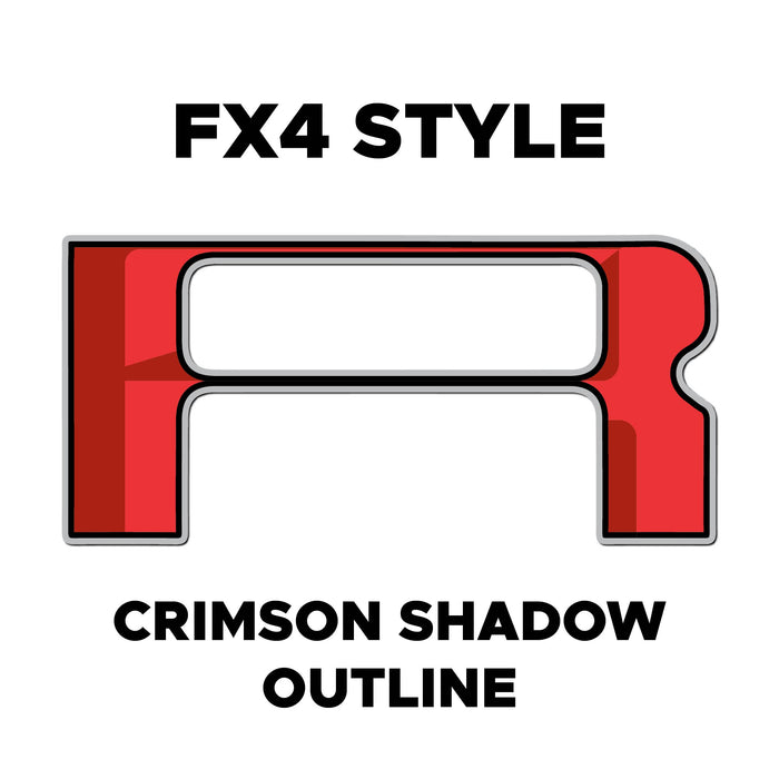 Ford Ranger Vinyl Inlay Tailgate Letters | All Patterns | 2024 - Present
