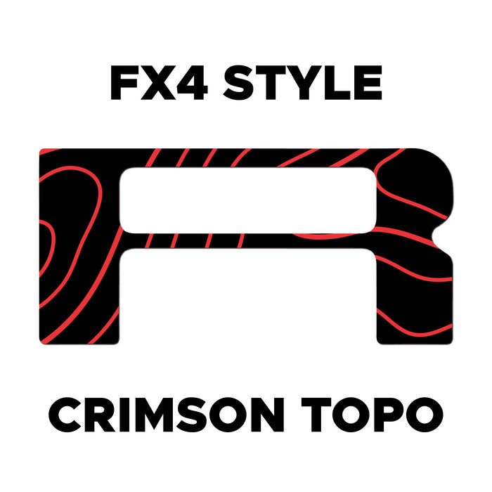 Ford Ranger Vinyl Inlay Tailgate Letters | All Patterns | 2024 - Present