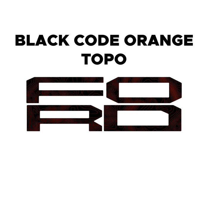Ford Ranger Raptor Vinyl Grille Letters | All Patterns | 2024 - Present