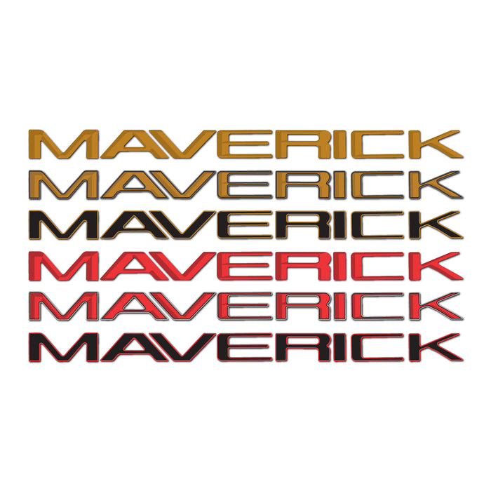 Ford Maverick Vinyl Inlay Tailgate  Letters | Trim Color Designs | '22-'25