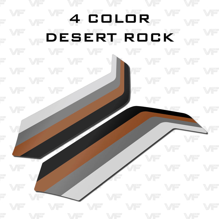 Toyota Tacoma Rear Bedside Vinyl Stripe Kit | ’24 - Present
