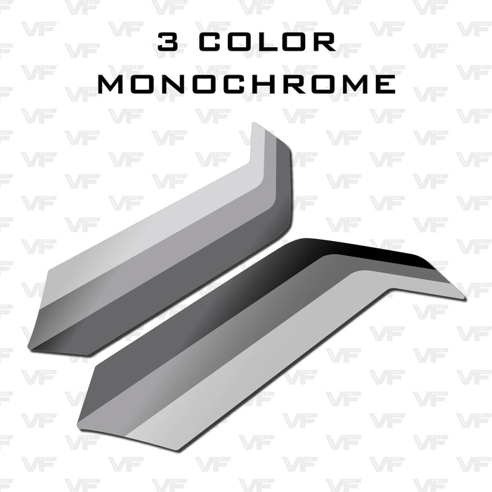 Toyota Tacoma Rear Bedside Vinyl Stripe Kit | ’24 - Present