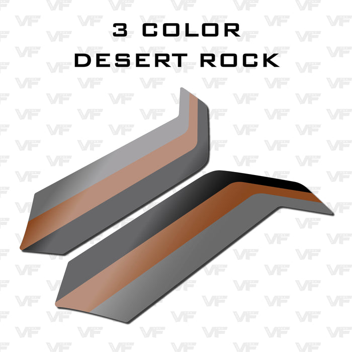 Toyota Tacoma Rear Bedside Vinyl Stripe Kit | ’24 - Present