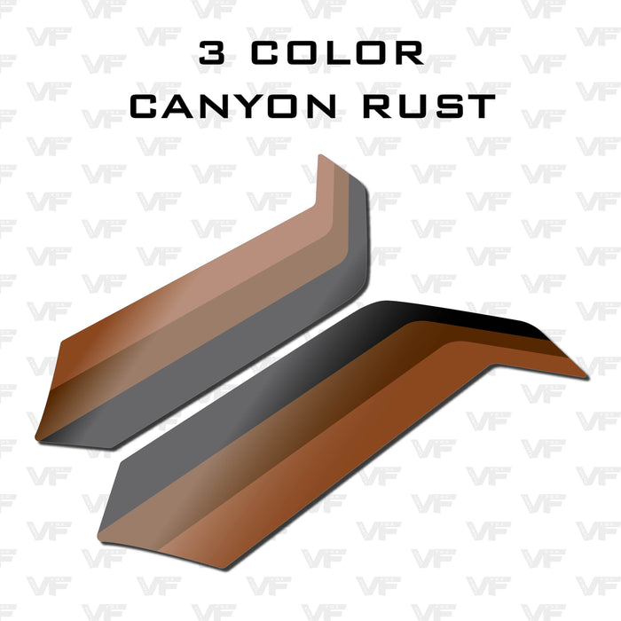 Toyota Tacoma Rear Bedside Vinyl Stripe Kit | ’24 - Present