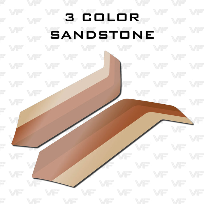 Toyota Tacoma Rear Bedside Vinyl Stripe Kit | ’24 - Present