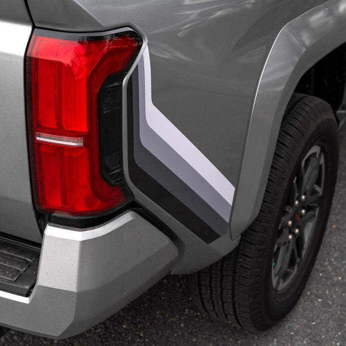 Toyota Tacoma Rear Bedside Vinyl Stripe Kit | ’24 - Present