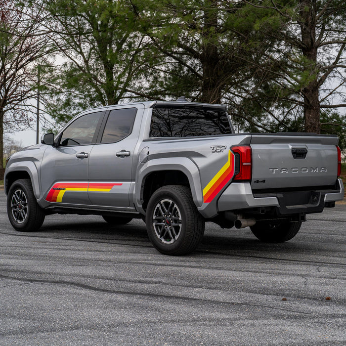 Toyota Tacoma Rear Bedside Vinyl Stripe Kit | ’24 - Present
